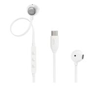 JBL AURICOLARE ORIGINALE STEREO CON MICROFONO PURE BASS 305C USB-C WHITE 7973B8A