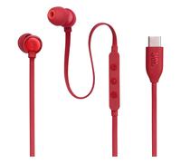 JBL AURICOLARE ORIGINALE STEREO CON MICROFONO PURE BASS 310C USB-C RED 7970C7A