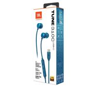 Jbl Auricolare Originale Stereo Pure Bass 310c Usb-c Blu Per Oppo Find X8s X8s+