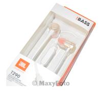 JBL AURICOLARE ORIGINALE STEREO PURE BASS MICROFONO PURE BASS T290 ROSE 795565A