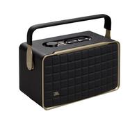 JBL Authentics 300 Smart Home Speaker, Altoparlante Bluetooth dal Design Retrò Anni '70 con Griglia Quadrex 100W, Nero JBL