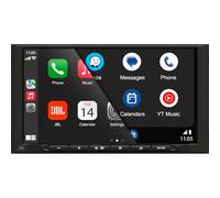 JBL Legend 700D 2 DIN DAB Plus Radio - Autoradio con schermo, CarPlay Android Auto, Vivavoce Auto Radio con Bluetooth, touchscreen da 7 pollici, USB/AUX FM/MW, 6 canali 4 V uscite preamplificate