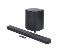 JBL Bar 500 MK2, Soundbar Bluetooth a 5.1 Canali per TV con Subwoofer da 10", Audio Surround Dolby Atmos, HDMI eARC, Wi-Fi, Video 4K, PureVoice 2.0 e MultiBeam 3.0, Nera