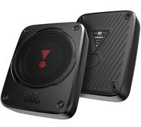 JBL BassPro Lite: Subwoofer Attivo Auto Ultra-Compatto con Amplificatore Integrato da 100 watt, Subwoofer Auto Amplificato sottosedile, Cabinet in Alluminio, Facile installazione e compatibilità
