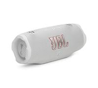 JBL Charge 6 Speaker Bluetooth Portatile Wireless, 28 Ore di Autonomia, Impermeabile IP68, Resistente alla Polvere e Antiurto, Suono Pro con AI Boost, Connessione Multi-Speaker Auracast, Bianco