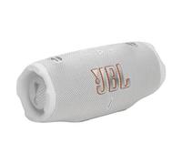 JBL Charge 6 Speaker Bluetooth Portatile Wireless, 28 Ore di Autonomia, Impermeabile IP68, Resistente alla Polvere e Antiurto, Suono Pro con AI Boost, Connessione Multi-Speaker Auracast, Bianco