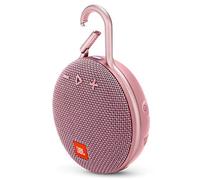 JBL Clip 3, rosa polveroso, impermeabile, resistente e portatile, altoparlante Bluetooth - fino a 10 ore, vivavoce con cancellazione del rumore e streaming wireless