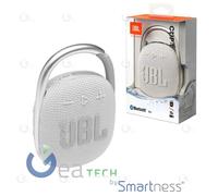 Jbl CASSA MINI SPEAKER CLIP 4 WHITE ALTOPARLANTE PORTATILE BLUETOOTH BIANCO