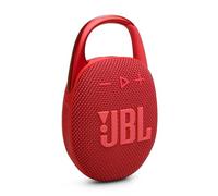 JBL Clip 5 - Altoparlante Bluetooth ultra portatile, impermeabile e antipolvere, moschettone integrato, fino a 12 ore di gioco, realizzato in parte con materiali riciclati (rosso)