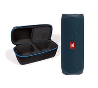 JBL Custodia impermeabile con chiusura a 5 altoparlanti wireless Bluetooth con custodia protettiva rigida - blu