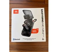 JBL EasySing Mic Mini Duo AI Microfono Wireless Pin Nero Nuovo Sigillato