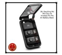 JBL EasySing Mic Mini Duo AI Wireless Pin Mic 6H Batteria Nero NUOVO dal Giap...