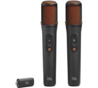 JBL EasySing Mics, 2 Microfoni Karaoke Wireless, Nero | Con AI e Rimozione Vocale in Tempo Reale e Dongle PartyBox USB-C