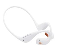 JBL Endurance Pace Cuffie Sportive Open-Ear con Bluetooth, Autonomia di 10 Ore, Archetto in Titanio Ultraleggero, Resistenza a Polvere e Acqua IP68, Tecnologia JBL OpenSound, Bianco