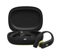 JBL Endurance Peak 4 Auricolari Sportivi True Wireless In-Ear con Cancellazione del Rumore, Bluetooth, Autonomia di 48 Ore, TwistLock, Resistenza a Polvere e Acqua IP68, Suono Pure Bass, Nero/Lime