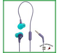 JBL Endurance Run 3 Auricolari sportivi cablati da 3,5 mm TwistLock Fit viola...