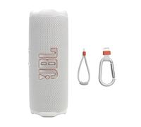JBL Flip 7, Altoparlante Bluetooth Portatile, Impermeabile, Bianco | Bluetooth 5.4, 16 Ore di Autonomia, Impermeabile IP68, Suono JBL Pro con AI Boost, Connessione Multi-Speaker Auracast