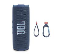 JBL Flip 7 Altoparlante portatile impermeabile e anti-caduta, suono Pro Bold con IA Sound Boost, 16 ore di autonomia e sistema PushLock con accessori intercambiabili (blu)
