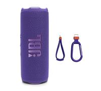 JBL Flip 7 Speaker Bluetooth Portatile Wireless, 16 Ore di Autonomia, Impermeabile IP68, Resistente alla Polvere e Antiurto, Suono Pro con AI Boost, Connessione Multi-Speaker Auracast, Viola