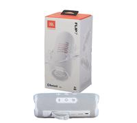 JBL Flip 7 Speaker Bluetooth Portatile Wireless, 16 Ore di Autonomia, Impermeabile IP68, Resistente alla Polvere e Antiurto, Suono Pro con AI Boost, Connessione Multi-Speaker Auracast, Bianco