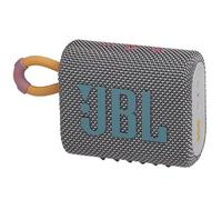 JBL Go 3: Altoparlante portatile con Bluetooth, batteria integrata, impermeabile e antipolvere, grigio JBLGO3GRYAM