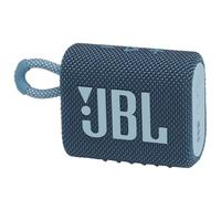 JBL GO 3 Speaker Bluetooth Portatile, Cassa Altoparlante Wireless con Design Compatto, Resistente ad Acqua e Polvere IPX67, fino a 5 h di Autonomia, USB, Blu