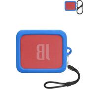 JBL GO ESSENTIAL - Custodia protettiva in silicone per altoparlanti Bluetooth portatili JBL GO Essential, antiurto, antipolvere e impermeabile, per un uso senza preoccupazioni ovunque, colore: blu