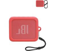 JBL GO ESSENTIAL - Custodia protettiva in silicone per altoparlanti Bluetooth portatili JBL GO Essential, antiurto, antipolvere e impermeabile, per un uso senza preoccupazioni ovunque, colore: rosso