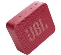 JBL GO Essential Speaker Portatile Bluetooth, Cassa Altoparlante Wireless con Design Compatto, Impermeabile IPX7, Fino a 5 h di Autonomia, Cavo di Ricarica Micro USB, Rosso