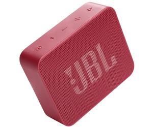JBL GO Essential Speaker Portatile Bluetooth, Cassa Altoparlante Wireless con Design Compatto, Impermeabile IPX7, Fino a 5 h di Autonomia, Cavo di Ricarica Micro USB, Rosso