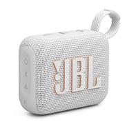 JBL GO4 Altoparlante Bluetooth, ricarica USB C, IP67 antipolvere, impermeabile, compatibile con app, radiatore passivo, portatile, bianco