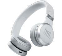 JBL LIVE 460NC, Cuffie On-Ear Wireless Bluetooth con Cancellazione Adattiva del Rumore, Cuffia Pieghevole Senza Fili per Musica, Chiamate e Sport, Fino a 50h di Autonomia, Bianco