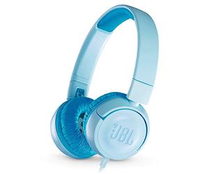 JBL JR 300 Auricolare Blu