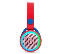 JBL JR POP Speaker Bluetooth Portatile per Bambini, Cassa Altoparlante Bluetooth Impermeabile IPX7 con Luce Multicolore, fino a 5 Ore di Autonomia, Rosso