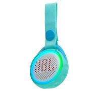 JBL JR POP Speaker Bluetooth Portatile per Bambini, Cassa Altoparlante Bluetooth Impermeabile IPX7 con Luce Multicolore, fino a 5 Ore di Autonomia, Turchese