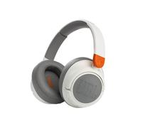 JBL JR460 NC Cuffie Over-Ear Wireless Bluetooth per Bambini con Limitatore di Volume e Cancellazione Attiva del Rumore, Microfono Integrato, fino a 20h di Autonomia, Bianco