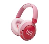 JBL Junior 470 NC, Cuffie Over-Ear Bluetooth Wireless per Bambini, Rosa | con Cancellazione Attiva del Rumore, Microfono Integrato, 50 Ore di Autonomia, JBL Safe Sound, Set Adesivi, Pieghevoli