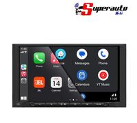 JBL Legend 700D 2 DIN DAB Plus Radio - Autoradio con schermo, CarPlay Android Auto, Vivavoce Auto Radio con Bluetooth, touchscreen da 7 pollici, USB/AUX FM/MW, 6 canali 4 V uscite preamplificate