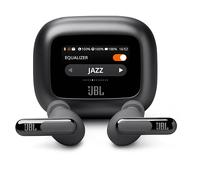 JBL Live Beam 3 Cuffie Wireless Bluetooth, 48 Ore di Autonomia, con Cancellazione Adattiva del Rumore e High-Resolution JBL Signature Sound, Impermeabili e Antipolvere IP55, Inserti Auricolari, Nero
