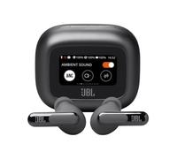 JBL Live Beam 3 Cuffie Wireless Bluetooth, 48 Ore di Autonomia, con Cancellazione Adattiva del Rumore e High-Resolution JBL Signature Sound, Impermeabili e Antipolvere IP55, Inserti Auricolari, Nero