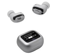 JBL Live Buds 3 Cuffie Wireless Bluetooth, 40 Ore di Autonomia, con Cancellazione Adattiva del Rumore e High-Resolution Signature Sound, Impermeabili IP55, Argento