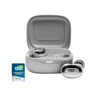 JBL Live Free 2: 35 ore di riproduzione, True Adaptive Noise Cancelling, Smart Ambient, e microfoni beamforming (argento), piccoli