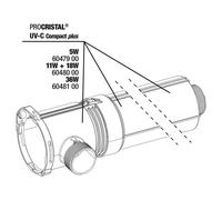 JBL ProCristal UV-C Compact Plus 5 W Corpo Ricambio Per Filtro Per Laghetto