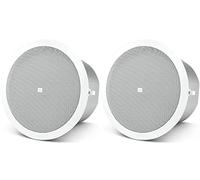 JBL Professional Control 24C - Coppia di altoparlanti professionali da 10,2 cm, per sfondo/soffitto, colore: bianco