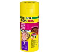 JBL PRONOVO BITS GRANO, mangime principale per discus e ciclidi da 3 a 10 cm, dosatore a clic, granulato per mangimi per pesci, taglia S, 250 ml