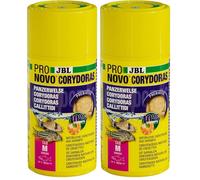 JBL PRONOVO CORYDORAS TAB, cibo principale per pesce gatto da 1-20 cm, compresse per alimenti per pesce, taglia M, 100 ml (Confezione da 2)