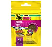 JBL PRONOVO DANIO GRANO, mangime base per barbuti e piccoli Danios da 3-5 cm, granuli per pesci, taglia XS, 20 ml