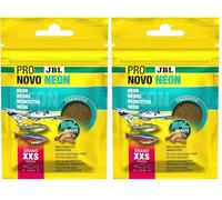 JBL PRONOVO NEON GRANO Mangime Principale per Neon e Piccoli Salmler da 1 a 3 cm, Granulato per mangime per pesci, Taglia XXS, 20 ml (Confezione da 2)