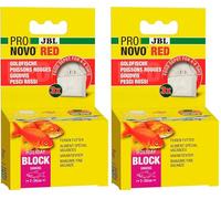 JBL PRONOVO RED HOLIDAY, cibo per pesci rossi e coda di velo, 3 blocchi di mangime (Confezione da 2)