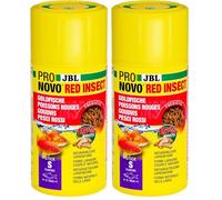 JBL PRONOVO RED INSECT STICK, mangime per pesci rossi da 3-10 cm, bastoncini alimentari per pesci, dosatore a clic, taglia S, 100 ml (Confezione da 2)